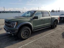 Ford F150 salvage cars for sale: 2022 Ford F150 Raptor