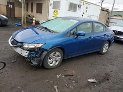 Honda salvage cars for sale: 2015 Honda Civic LX