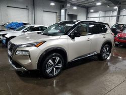 Nissan salvage cars for sale: 2021 Nissan Rogue Platinum