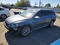 Volkswagen salvage cars for sale: 2017 Volkswagen Golf Alltrack S