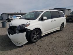 Salvage cars for sale from Copart Airway Heights, WA: 2017 Toyota Sienna SE