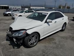 Vehiculos salvage en venta de Copart Sun Valley, CA: 2015 Mercedes-Benz E 350 4matic