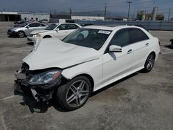 Mercedes-Benz e-Class salvage cars for sale: 2015 Mercedes-Benz E 350 4matic