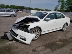 Volkswagen salvage cars for sale: 2018 Volkswagen Passat SEL Premium