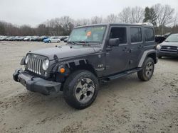 Jeep salvage cars for sale: 2017 Jeep Wrangler Unlimited Sahara