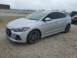 Hyundai salvage cars for sale: 2018 Hyundai Elantra Sport