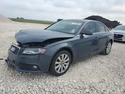 Salvage cars for sale from Copart New Braunfels, TX: 2011 Audi A4 Premium Plus