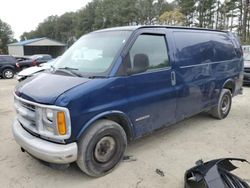 Chevrolet salvage cars for sale: 2001 Chevrolet Express G2500