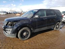 Salvage cars for sale from Copart Rocky View County, AB: 2018 Ford Explorer Police Interceptor