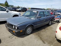 Vehiculos salvage en venta de Copart Vallejo, CA: 1986 BMW 528 E Automatic