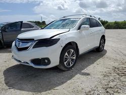 Salvage cars for sale from Copart West Palm Beach, FL: 2017 Acura RDX Advance