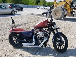 Harley-Davidson salvage cars for sale: 2015 Harley-Davidson XL883 Iron 883