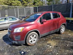 Chevrolet Trax ls Vehiculos salvage en venta: 2016 Chevrolet Trax LS