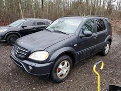 Mercedes-Benz Vehiculos salvage en venta: 2000 Mercedes-Benz ML 55