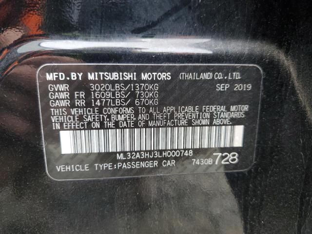 2020 Mitsubishi Mirage ES