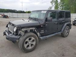 Jeep Wrangler Unlimited Sahara Vehiculos salvage en venta: 2017 Jeep Wrangler Unlimited Sahara