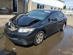 Honda Civic salvage cars for sale: 2015 Honda Civic LX