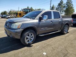 Nissan Titan S salvage cars for sale: 2011 Nissan Titan S