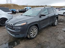 Vehiculos salvage en venta de Copart Littleton, CO: 2016 Jeep Cherokee Limited