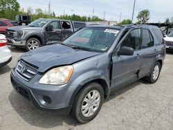 Honda crv salvage cars for sale: 2005 Honda CR-V SE