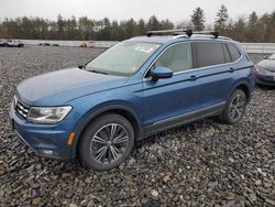 Salvage cars for sale from Copart Windham, ME: 2018 Volkswagen Tiguan SE