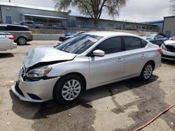 Nissan salvage cars for sale: 2017 Nissan Sentra S