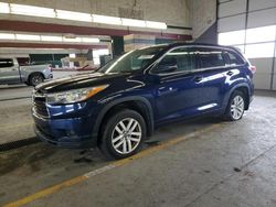 Toyota salvage cars for sale: 2016 Toyota Highlander LE