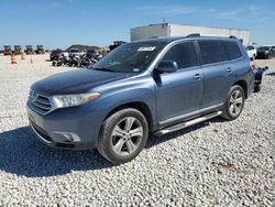 Salvage cars for sale from Copart Temple, TX: 2011 Toyota Highlander Limited