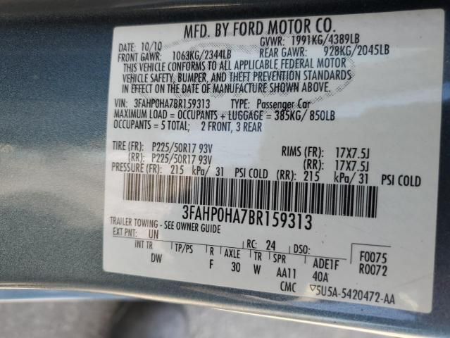 2011 Ford Fusion SE