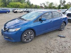 Honda Civic salvage cars for sale: 2013 Honda Civic EX