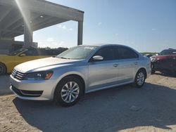 Salvage cars for sale from Copart West Palm Beach, FL: 2015 Volkswagen Passat S