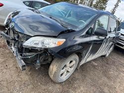 Salvage cars for sale from Copart Rocky View County, AB: 2011 Toyota Sienna LE