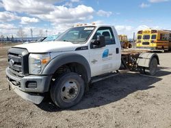 Salvage cars for sale from Copart Rocky View County, AB: 2012 Ford F550 Super Duty