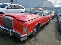 Lincoln salvage cars for sale: 1979 Lincoln Continental