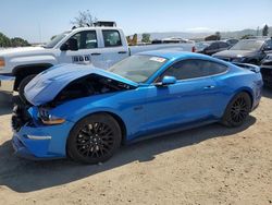 Salvage cars for sale from Copart San Martin, CA: 2019 Ford Mustang GT