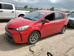 Vehiculos salvage en venta de Copart Houston, TX: 2015 Toyota Prius V