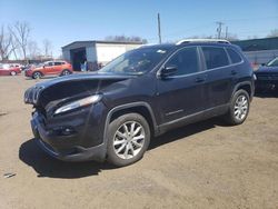 Salvage cars for sale from Copart New Britain, CT: 2014 Jeep Cherokee Limited