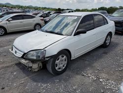 Honda Civic lx salvage cars for sale: 2002 Honda Civic LX