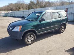 Salvage cars for sale from Copart Assonet, MA: 2002 Honda CR-V LX