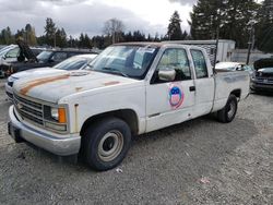 Chevrolet salvage cars for sale: 1993 Chevrolet GMT-400 C1500