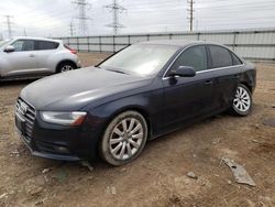 Salvage cars for sale from Copart Elgin, IL: 2013 Audi A4 Premium