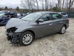 Nissan salvage cars for sale: 2019 Nissan Sentra S