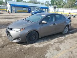 Toyota salvage cars for sale: 2018 Toyota Corolla L