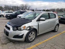 Chevrolet Sonic LS salvage cars for sale: 2012 Chevrolet Sonic LS