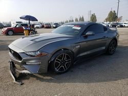 Vehiculos salvage en venta de Copart Rancho Cucamonga, CA: 2022 Ford Mustang GT