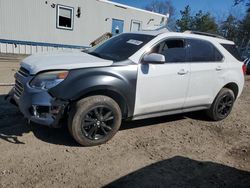 Vehiculos salvage en venta de Copart Lyman, ME: 2017 Chevrolet Equinox LT