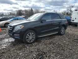 Mercedes-Benz salvage cars for sale: 2016 Mercedes-Benz GLE 350 4matic