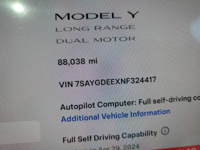 2022 Tesla Model Y