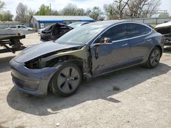 Salvage cars for sale from Copart Wichita, KS: 2019 Tesla Model 3