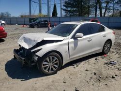 Infiniti q50 salvage cars for sale: 2015 Infiniti Q50 Base